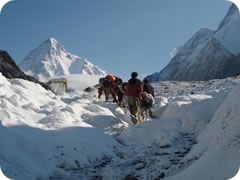 K2 trekking